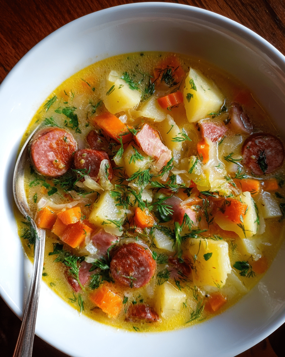 Polish Potato Soup (Kartoflanka)
