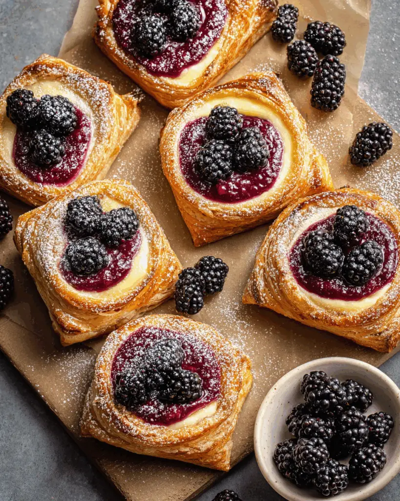 Blackberry Cream Cheese Danish