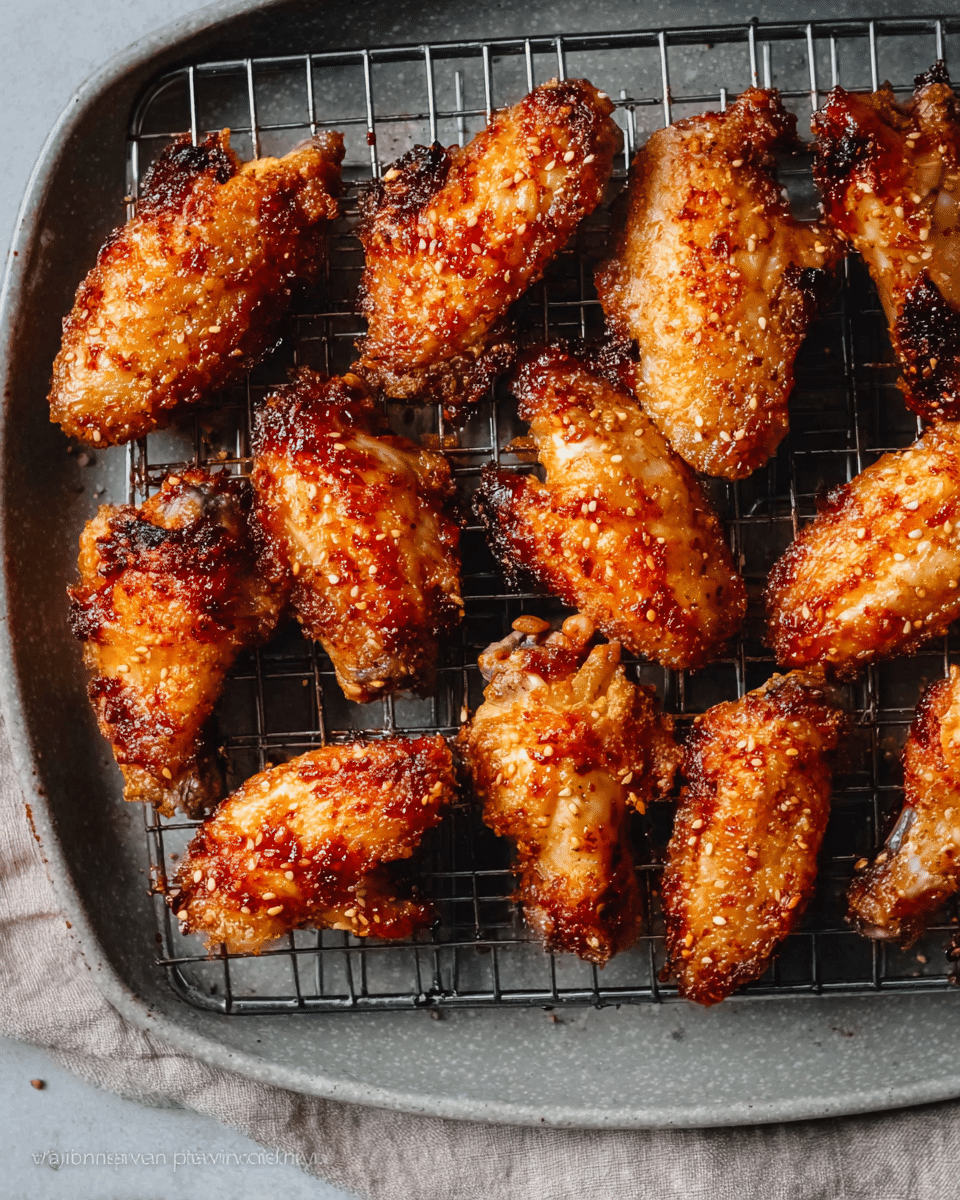 Air Fryer Chinese Chicken Wings