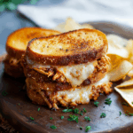 BBQ Chicken Grilled Cheese Sandwiches