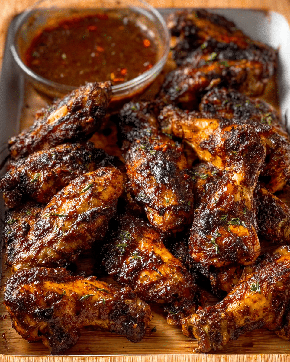 Baked Jamaican Jerk Chicken Wings