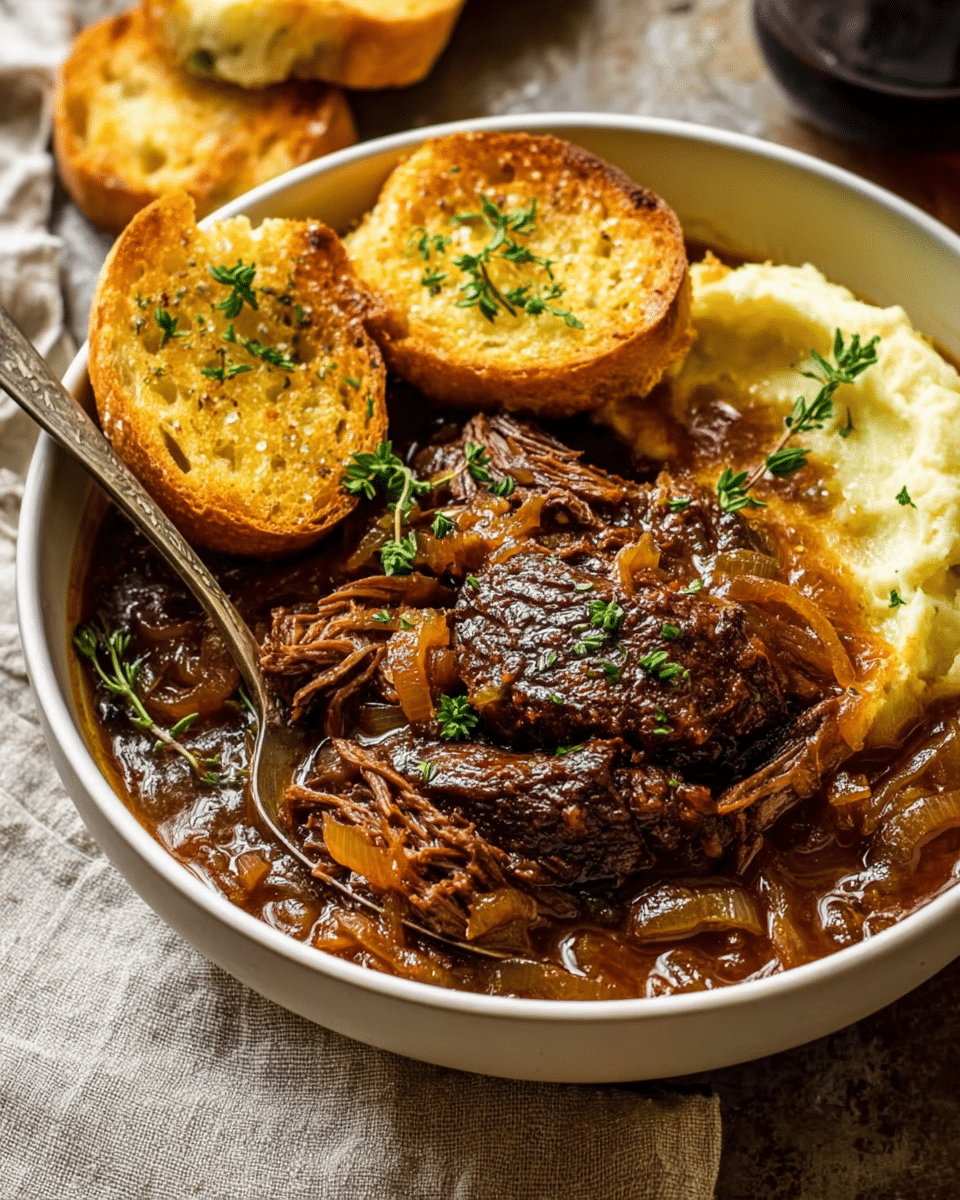 French Onion Braised Beef