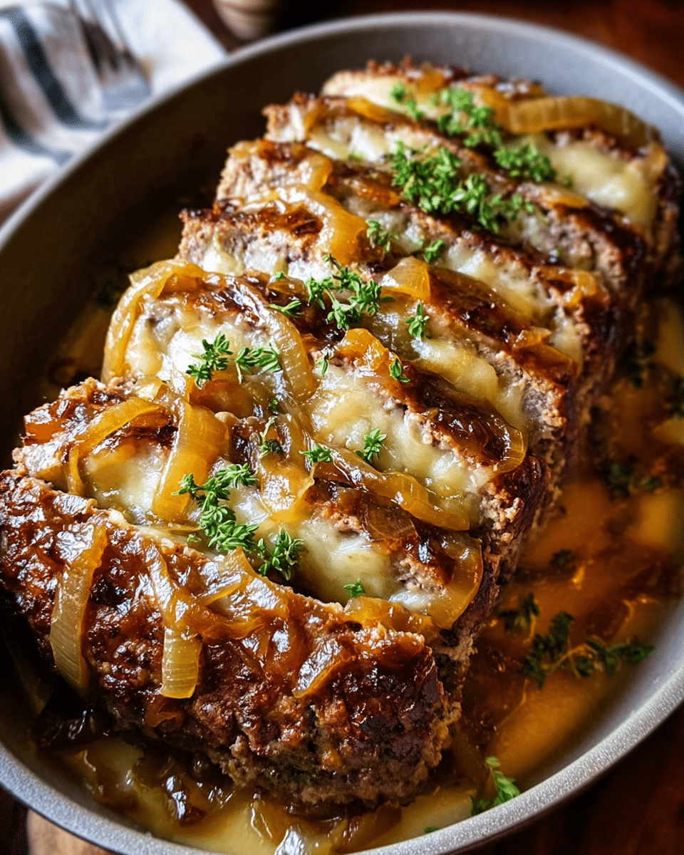 French Onion Meatloaf