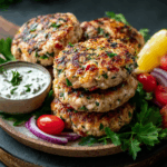 Greek Chicken Burgers
