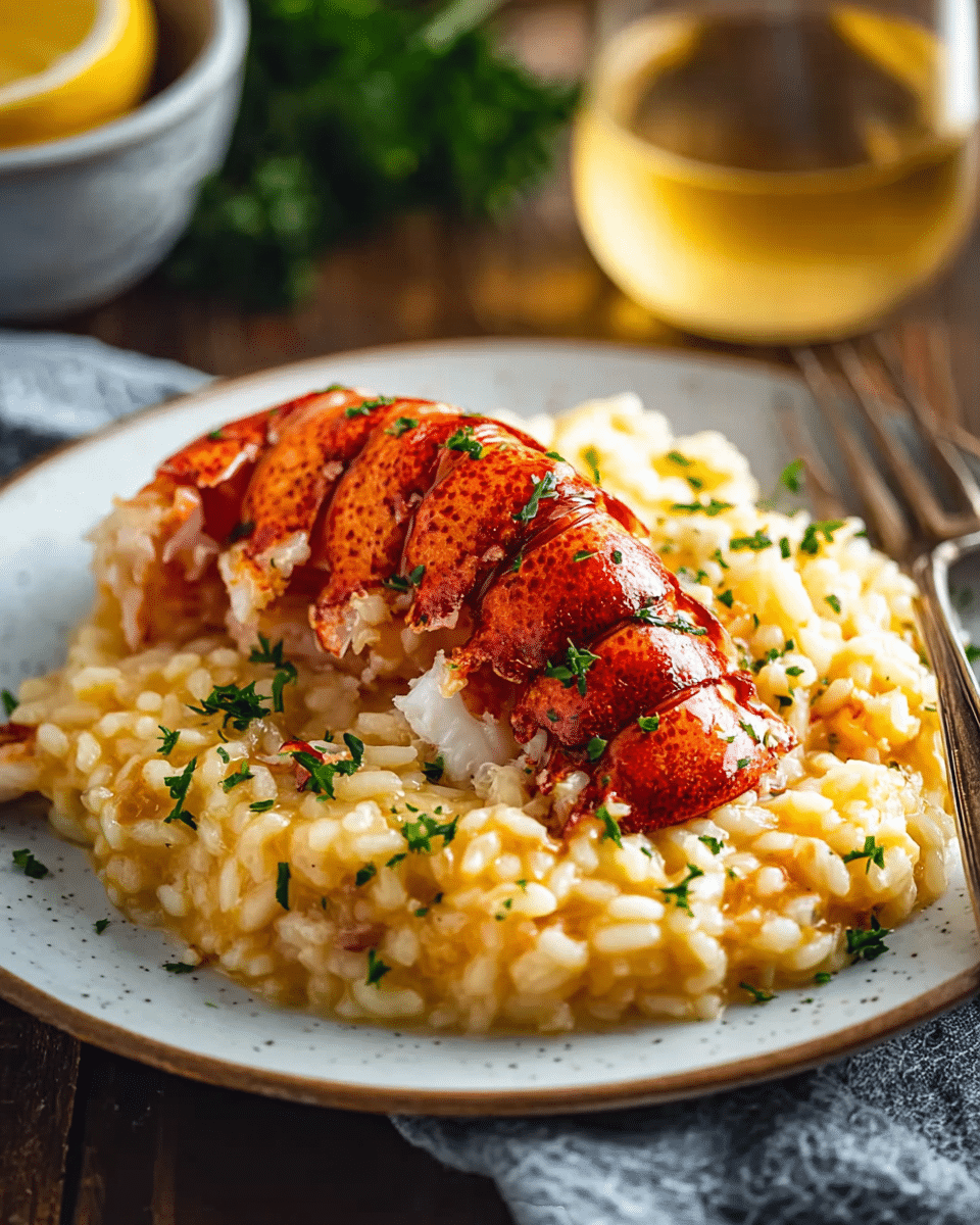 Lobster Risotto with Lemon and Thyme