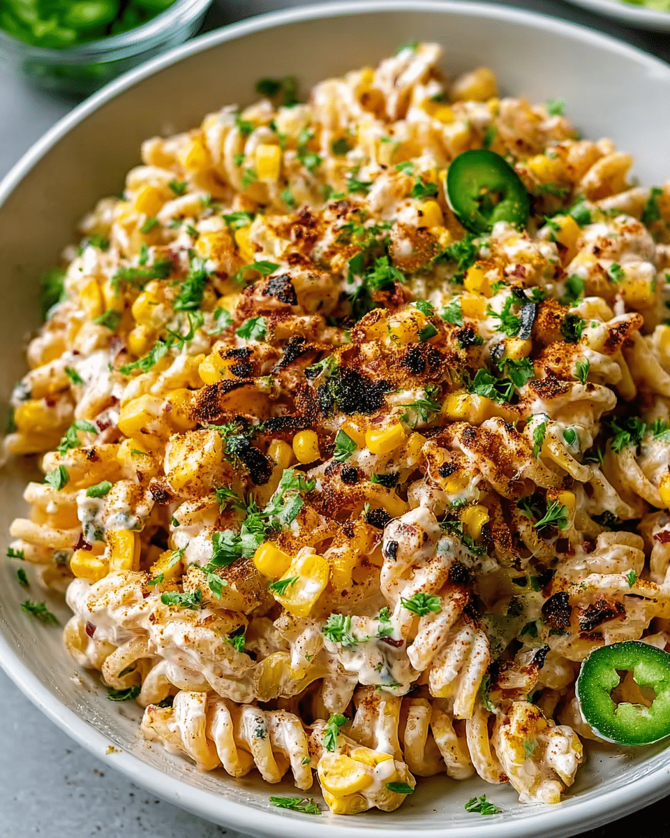 Mexican Street Corn Pasta Salad