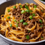 Mongolian Ground Beef Noodles