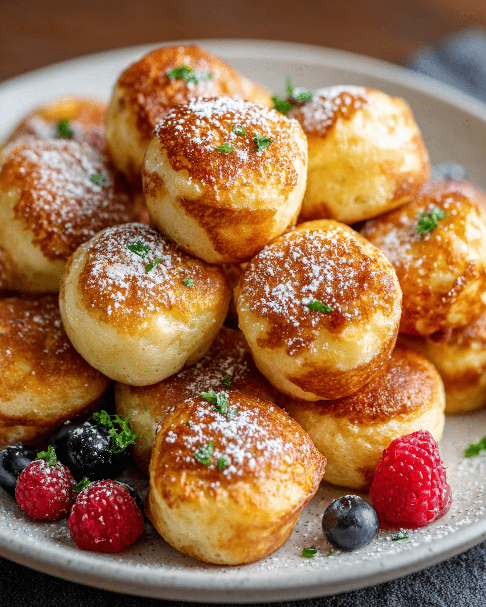 Breakfast Pancake Poppers