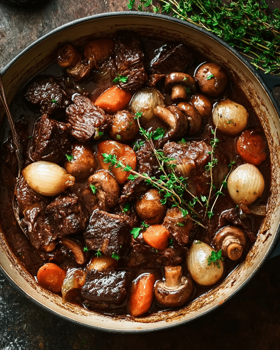 French Beef Bourguignon