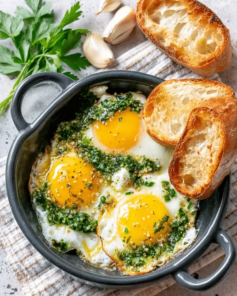 Spanish Garlic Eggs