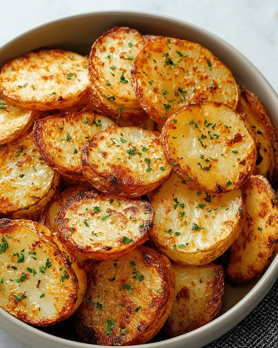 Air Fryer Sliced Potatoes