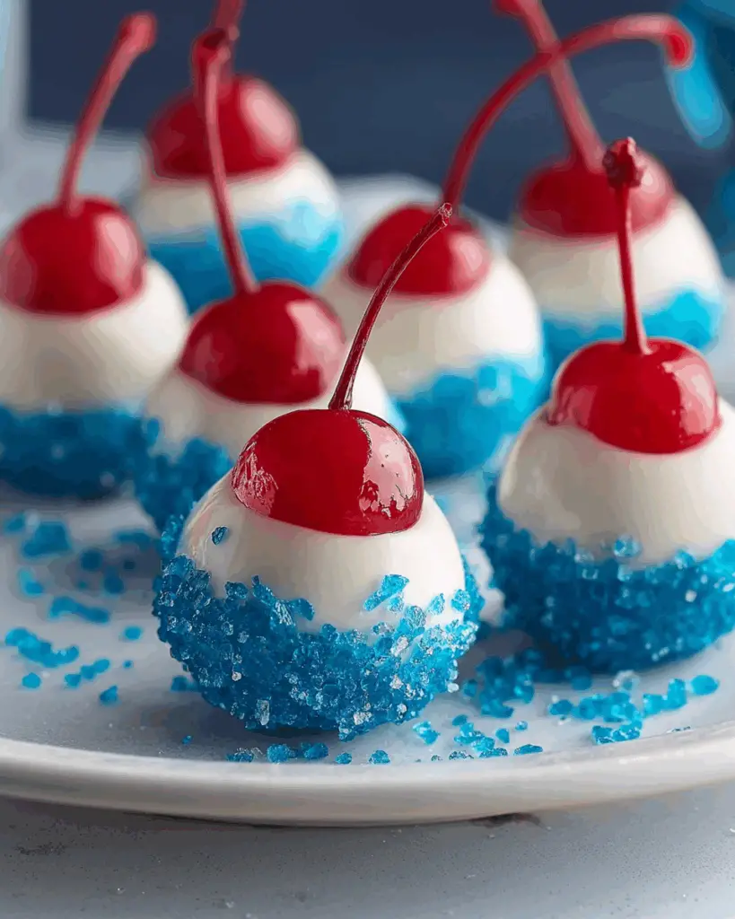 Boozy Cherry Bombs