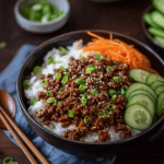 Korean Ground Beef Bowl