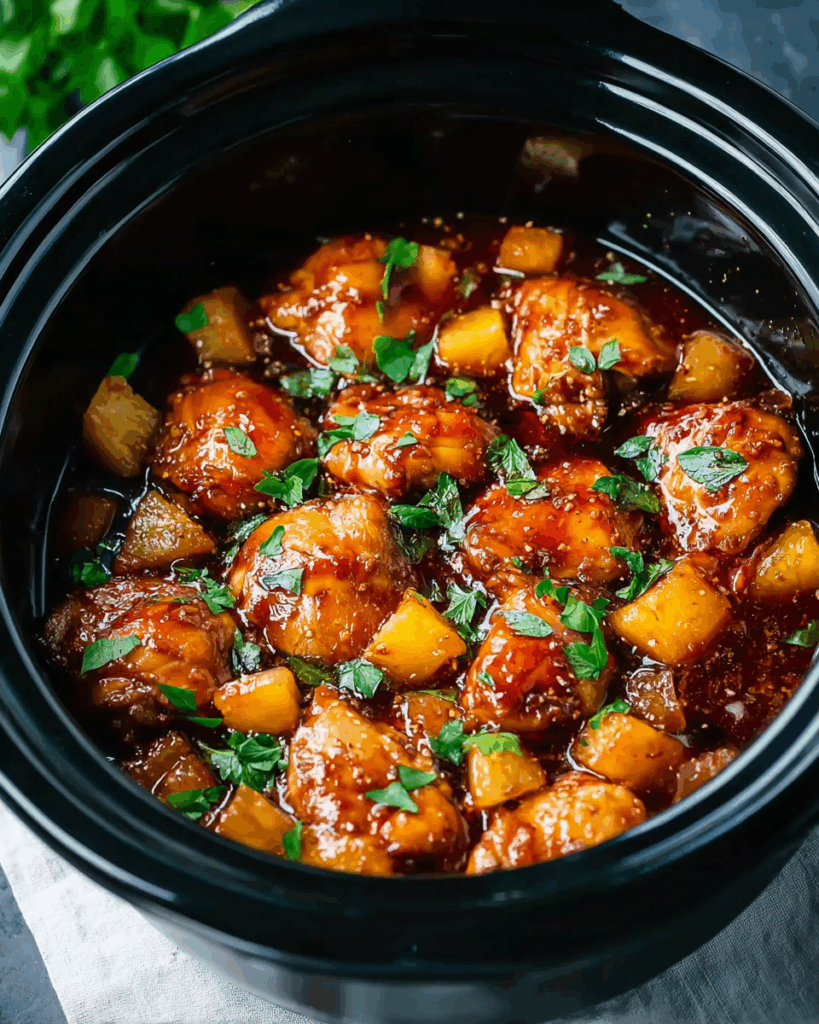 Sweet Hawaiian Crockpot Chicken