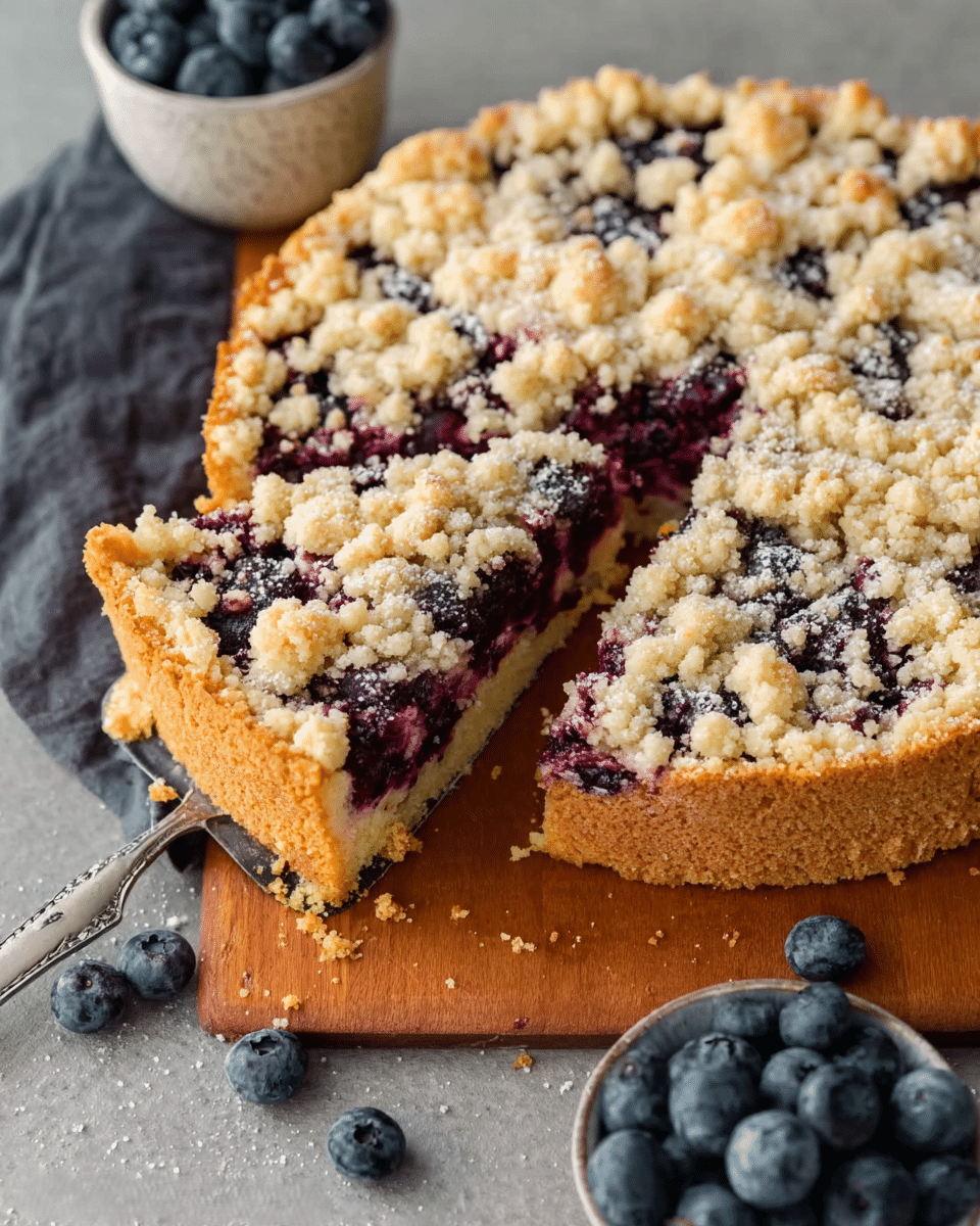 German Blueberry Cake