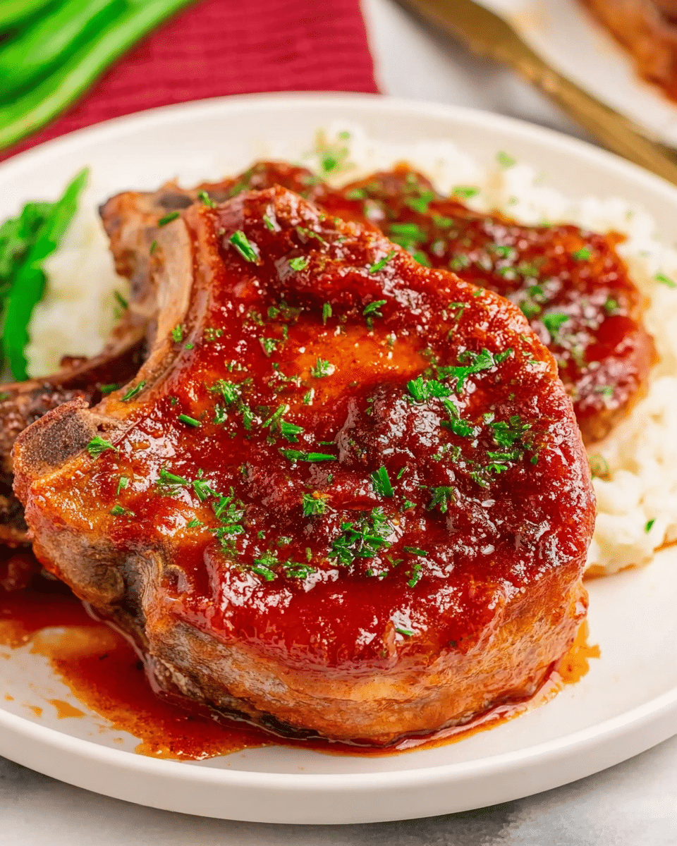 Crockpot Coca-Cola Pork Chops