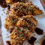 Baked Crunchy Pretzel Honey Balsamic Chicken