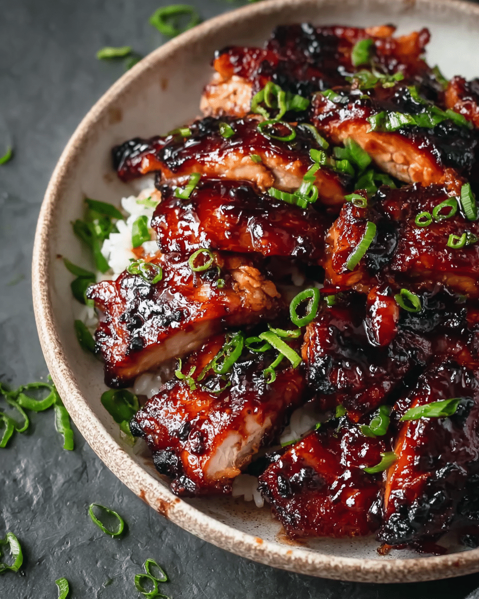 Sweet & Sticky Chinese BBQ Chicken