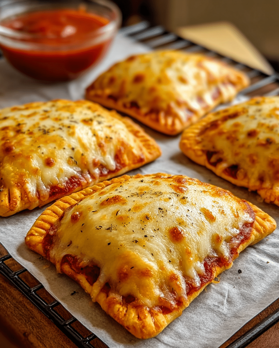 Cheesy Pizza Pockets