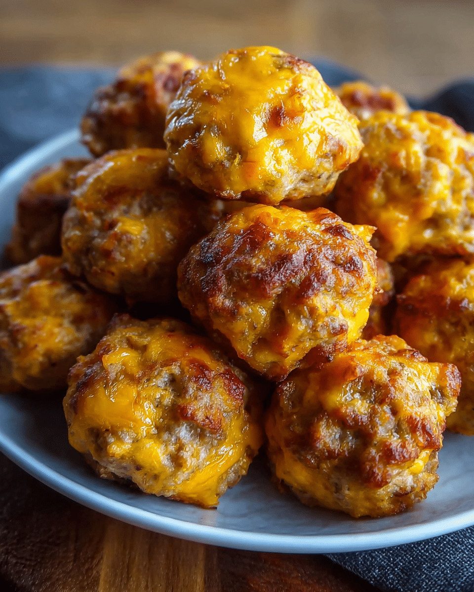 Cheesy Sausage Balls