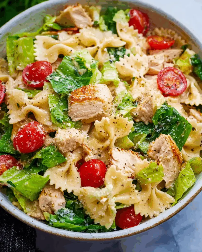 Chicken Caesar Pasta Salad