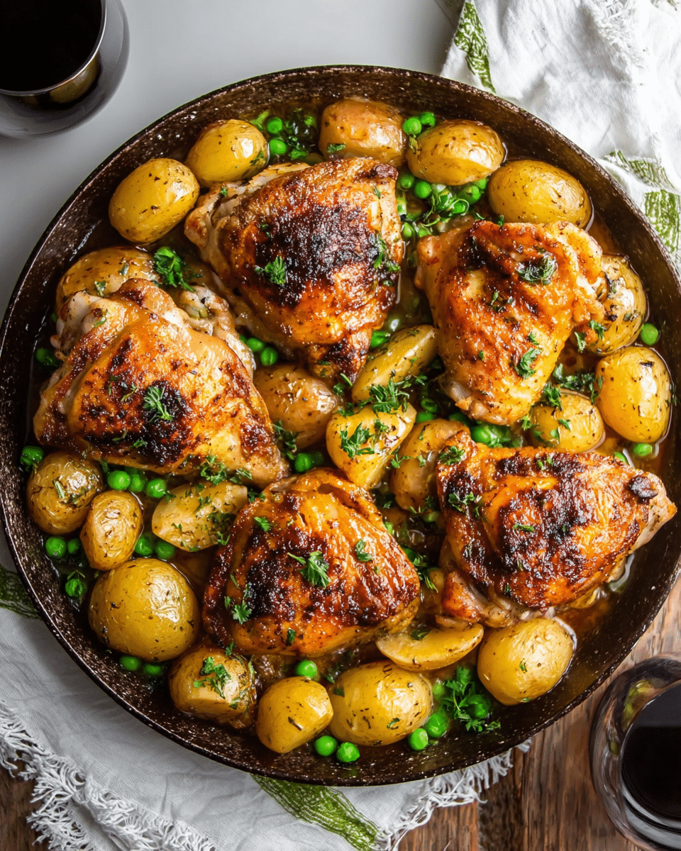 Chicken Vesuvio