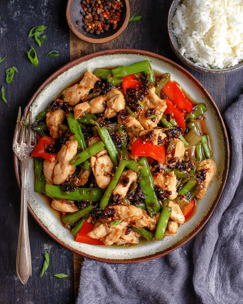 Chicken with Black Bean Sauce