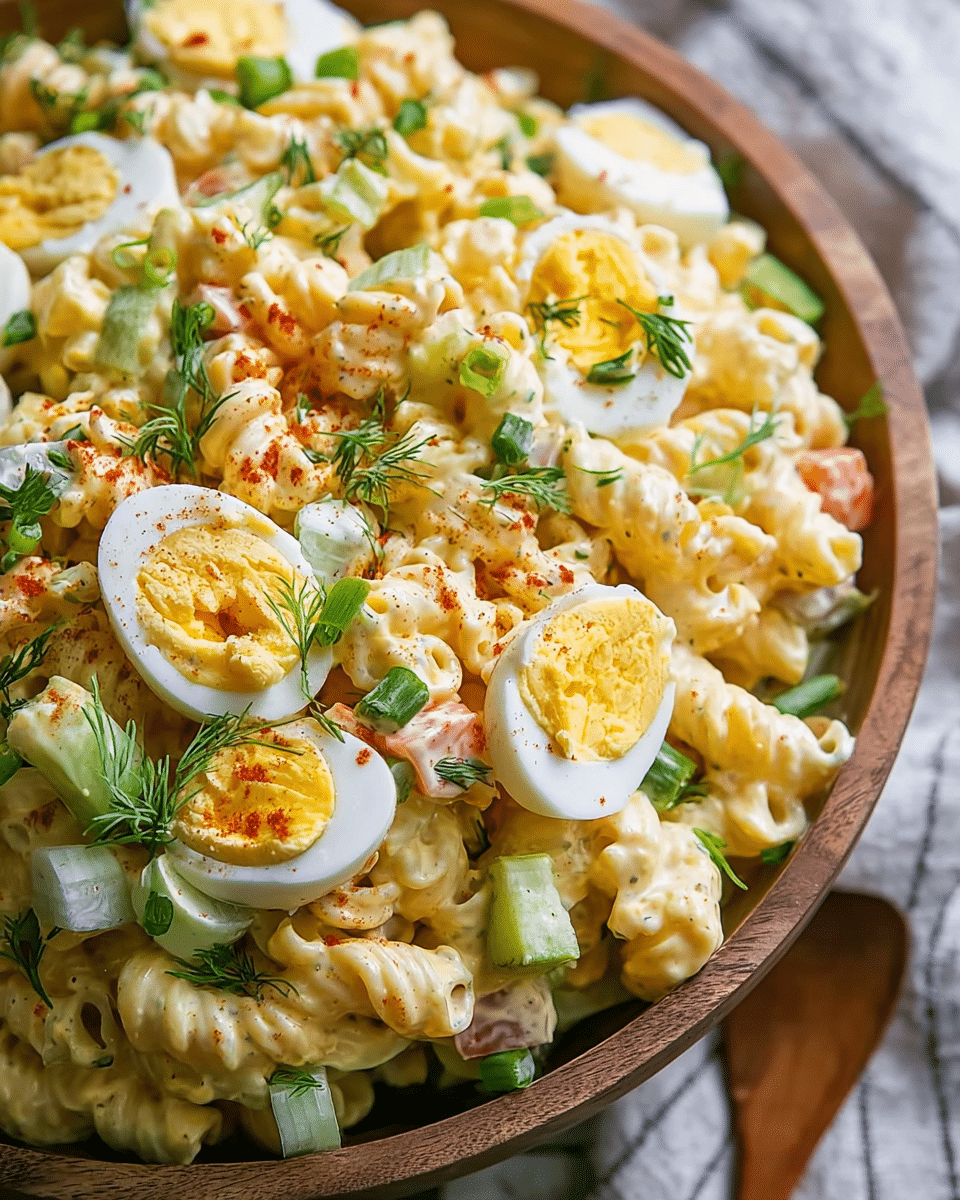Deviled Egg Pasta Salad