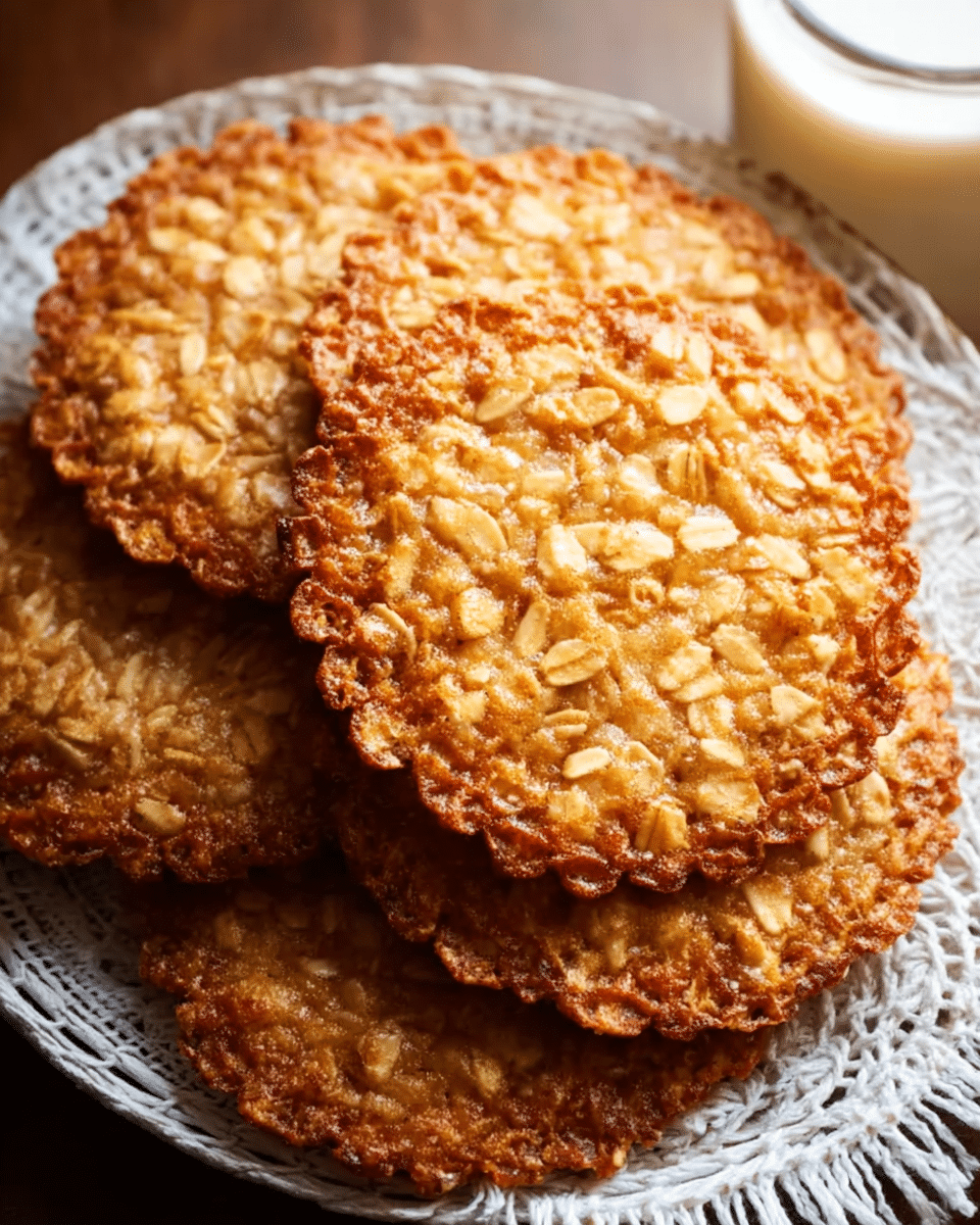 Oatmeal Lace Cookies