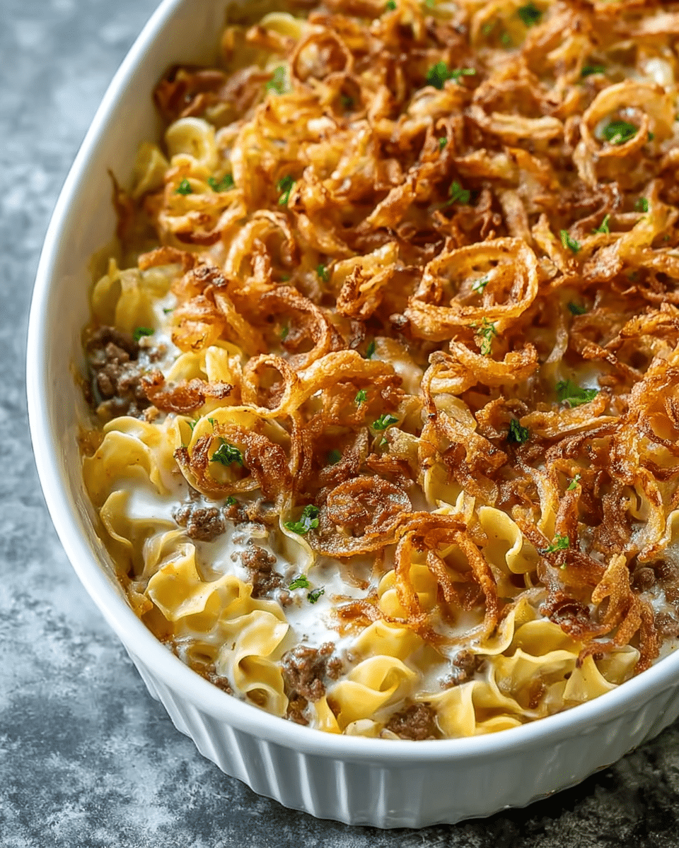 French Onion Beef Casserole