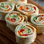 Fresh Vegetable Tortilla Roll Ups