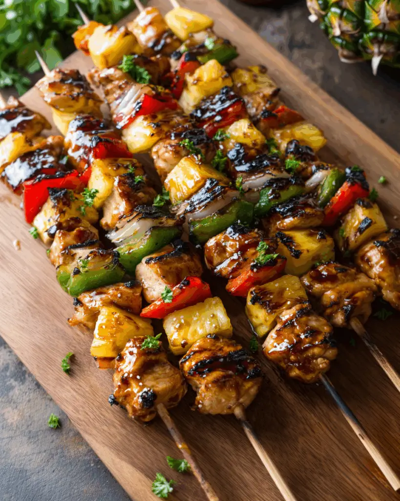 Teriyaki Chicken Skewers