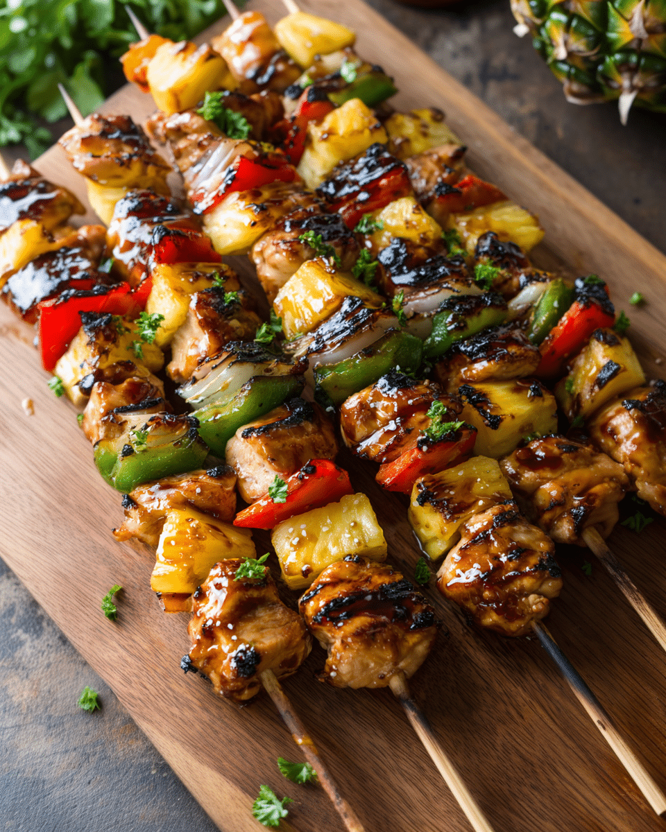 Teriyaki Chicken Skewers