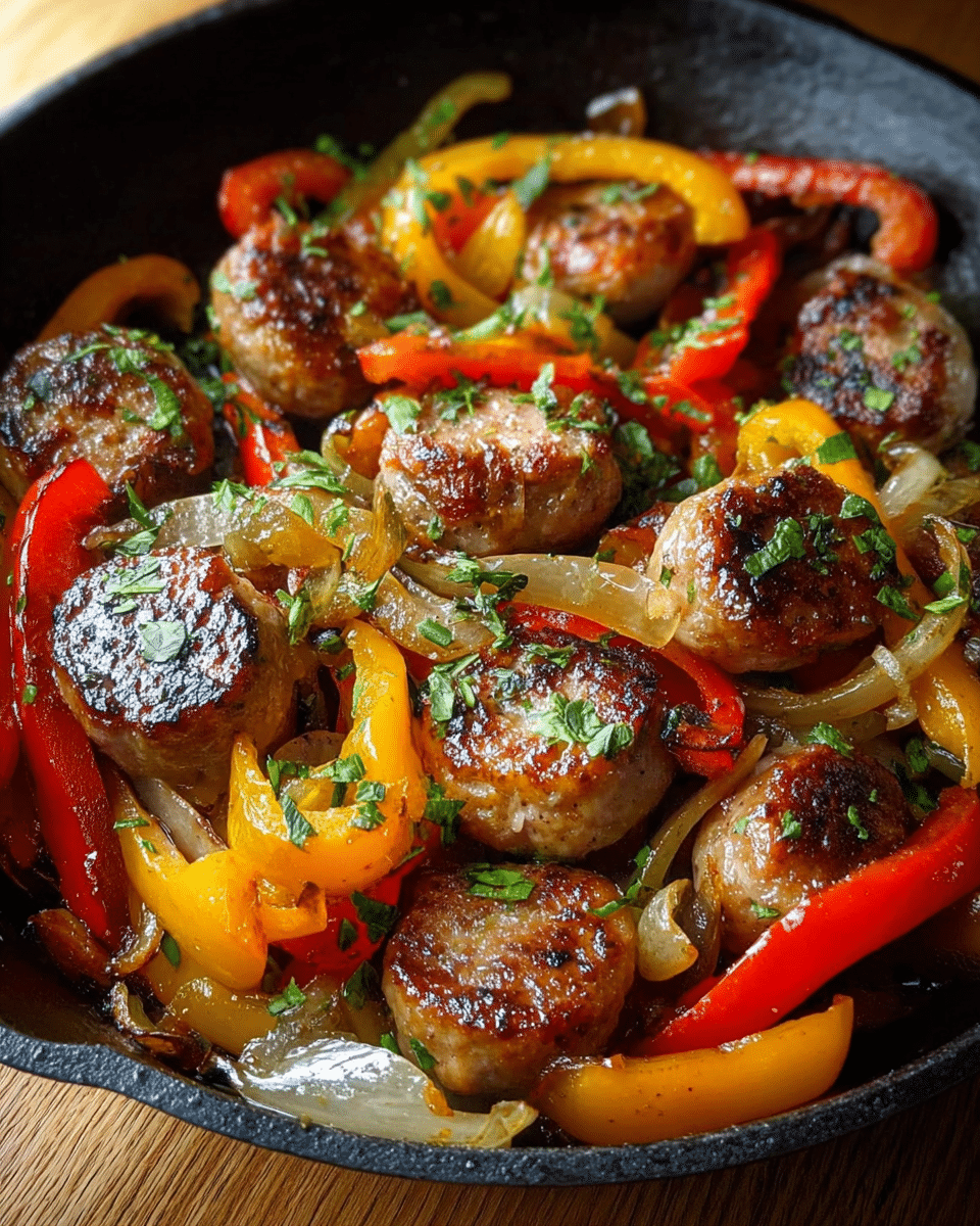 Sausage and Peppers Skillet