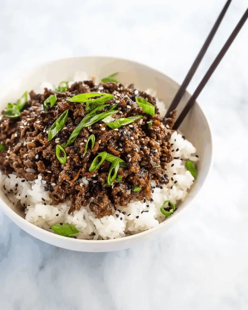 Korean Beef Bowl
