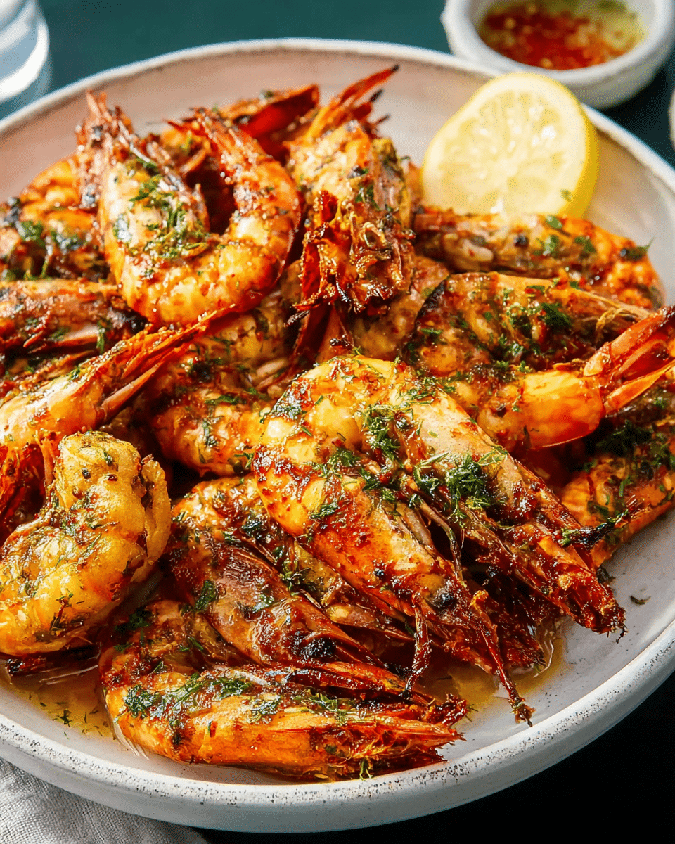 BBQ Chilli Garlic Prawns