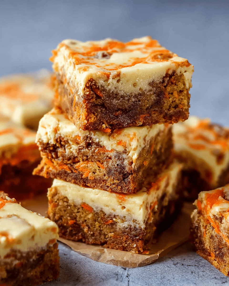 Cream Cheese Carrot Cake Bars