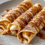 Cinnamon Roll Protein Crepes