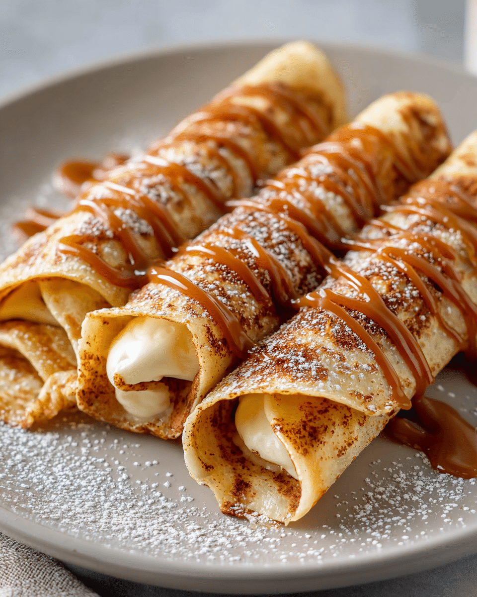 Cinnamon Roll Protein Crepes