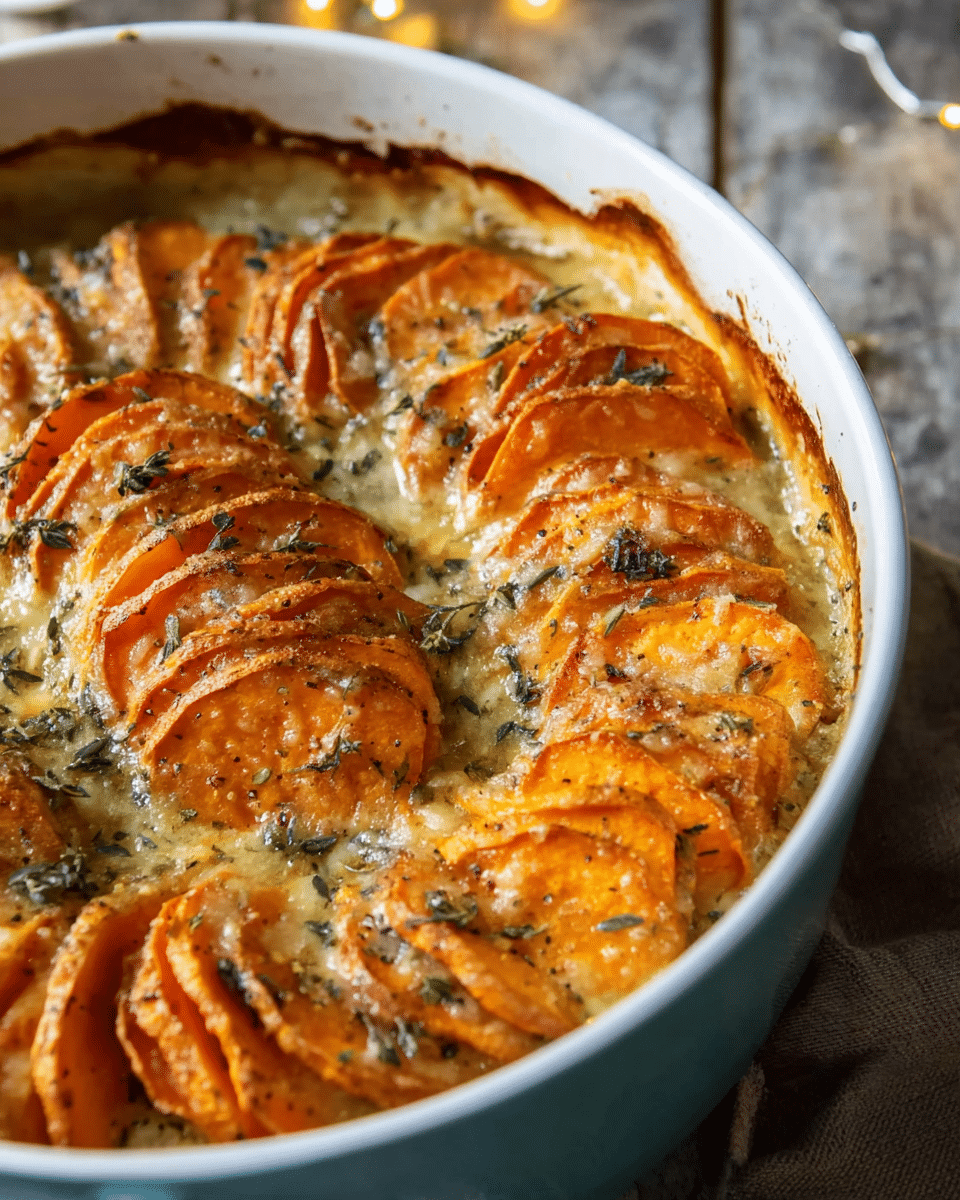Scalloped Sweet Potatoes