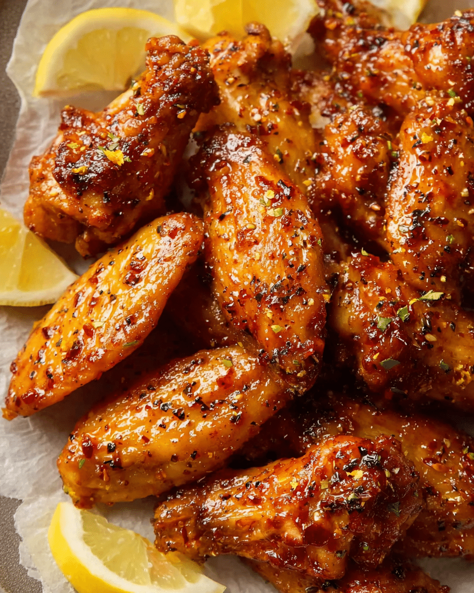 Hot Honey Lemon Pepper Wings