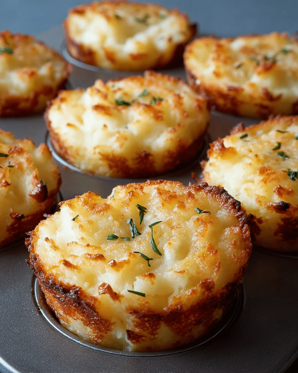 Mashed Potatoes in Muffin