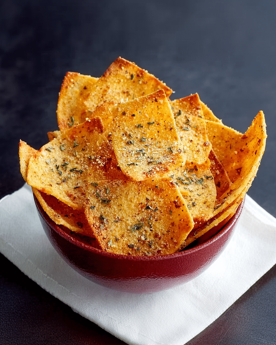 Parmesan Tortilla Crisps