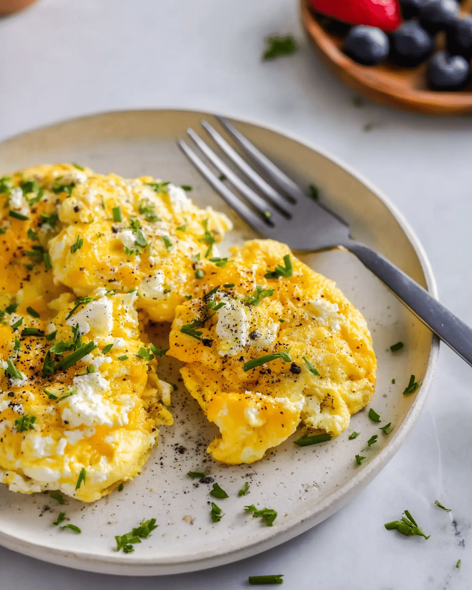 Cheesy Cottage Cheese Eggs