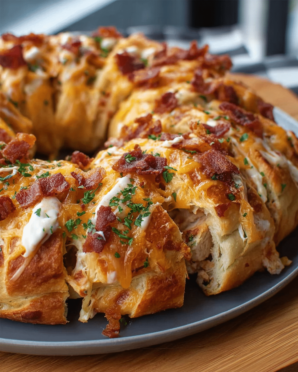 Chicken Bacon Ranch Crescent Ring