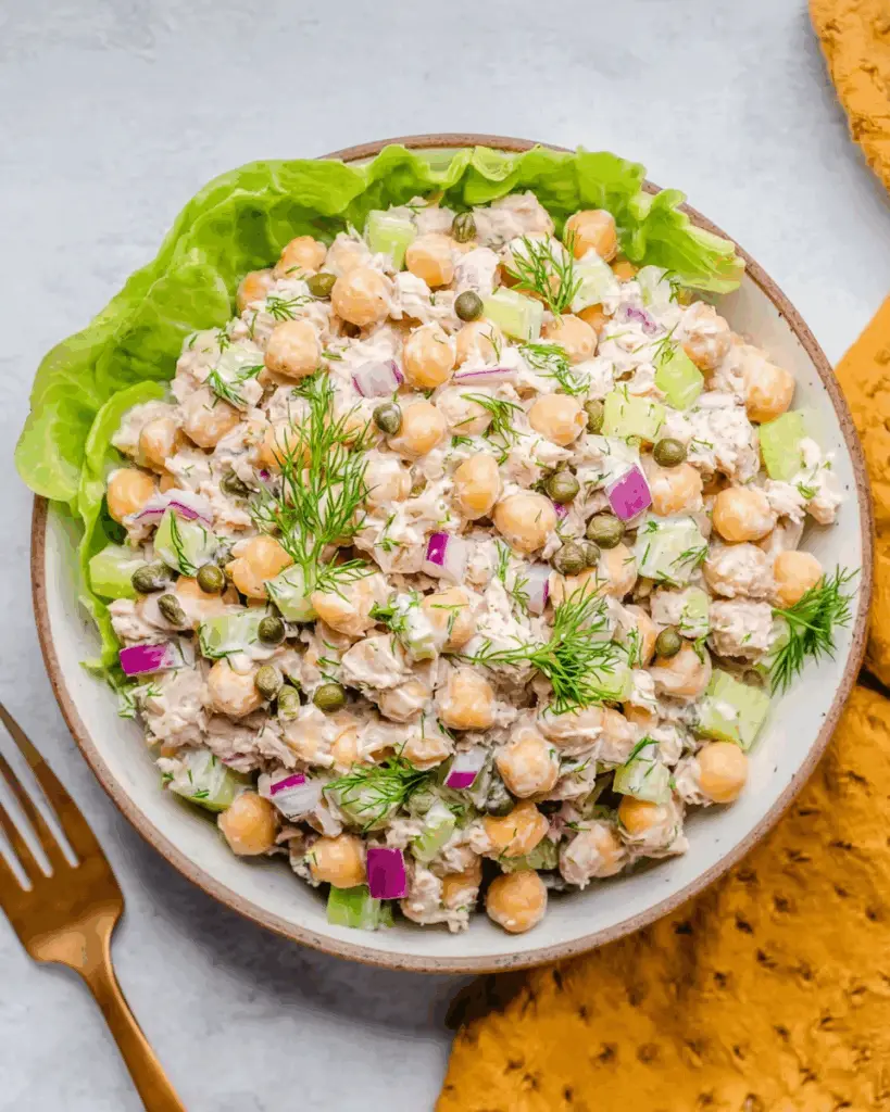 Chickpea Tuna Salad