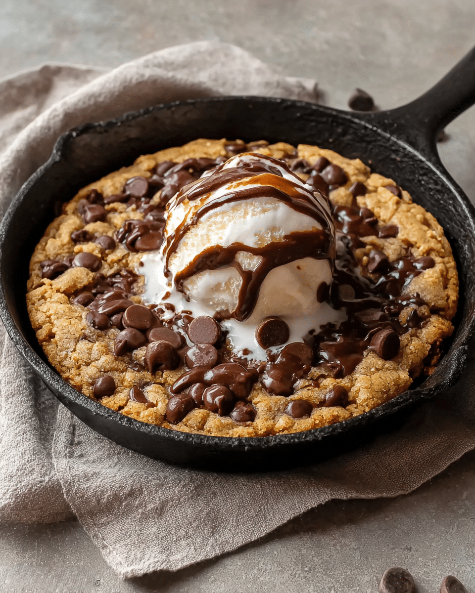 Chocolate Chip Skillet Cookie