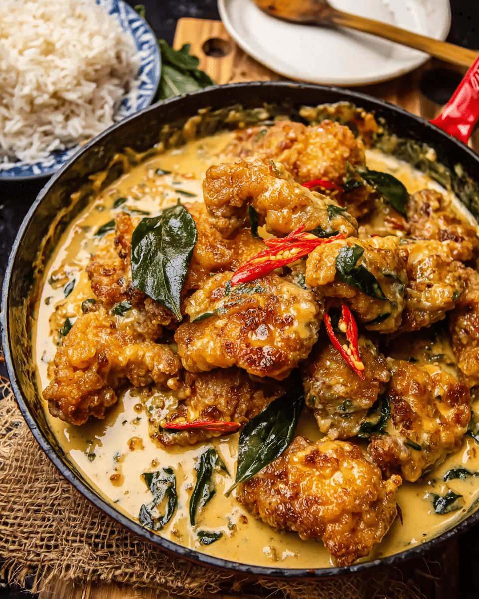 Creamy Crispy Singapore Butter Chicken