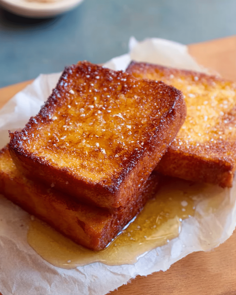 Crispy Honey Butter Toast