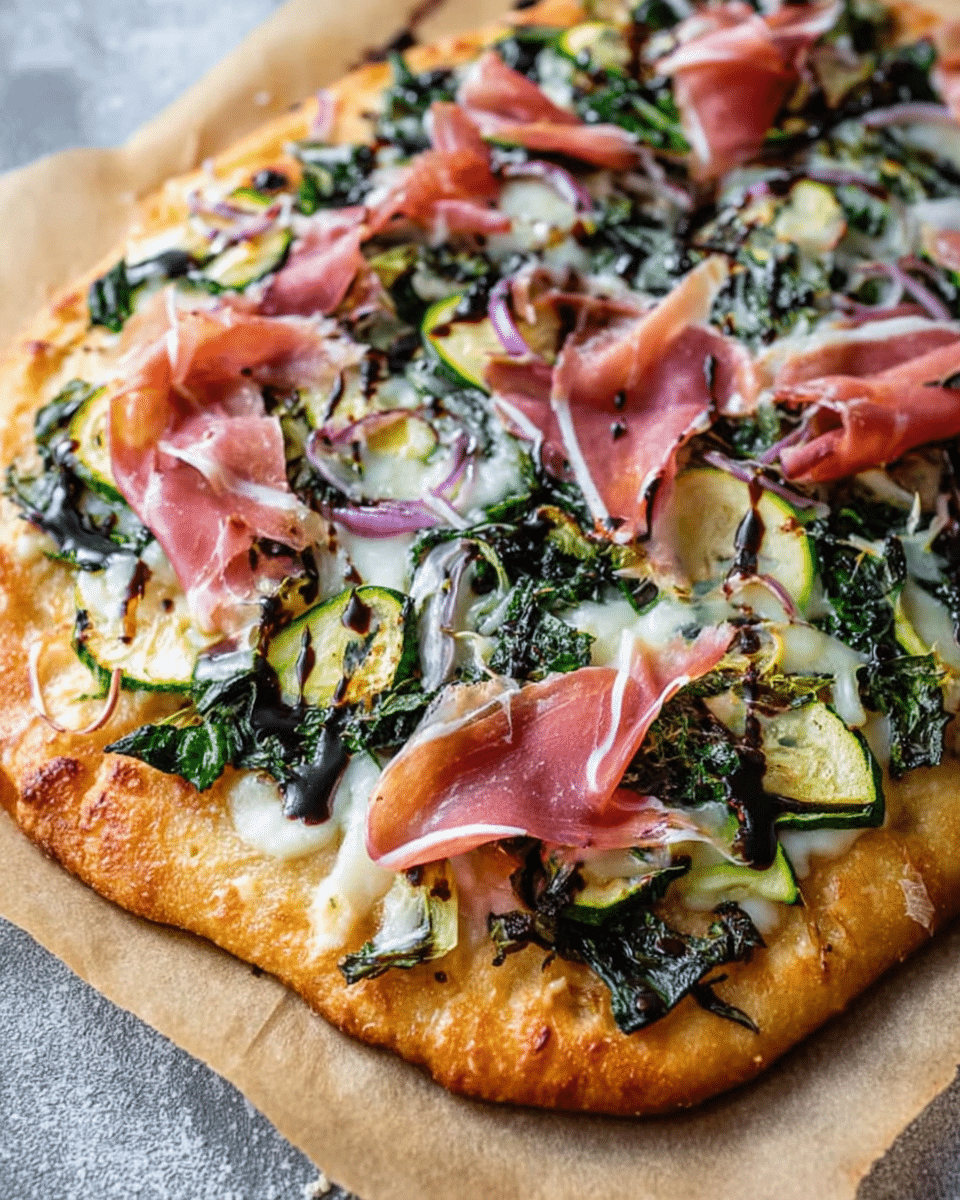 Prosciutto Flatbread Pizza
